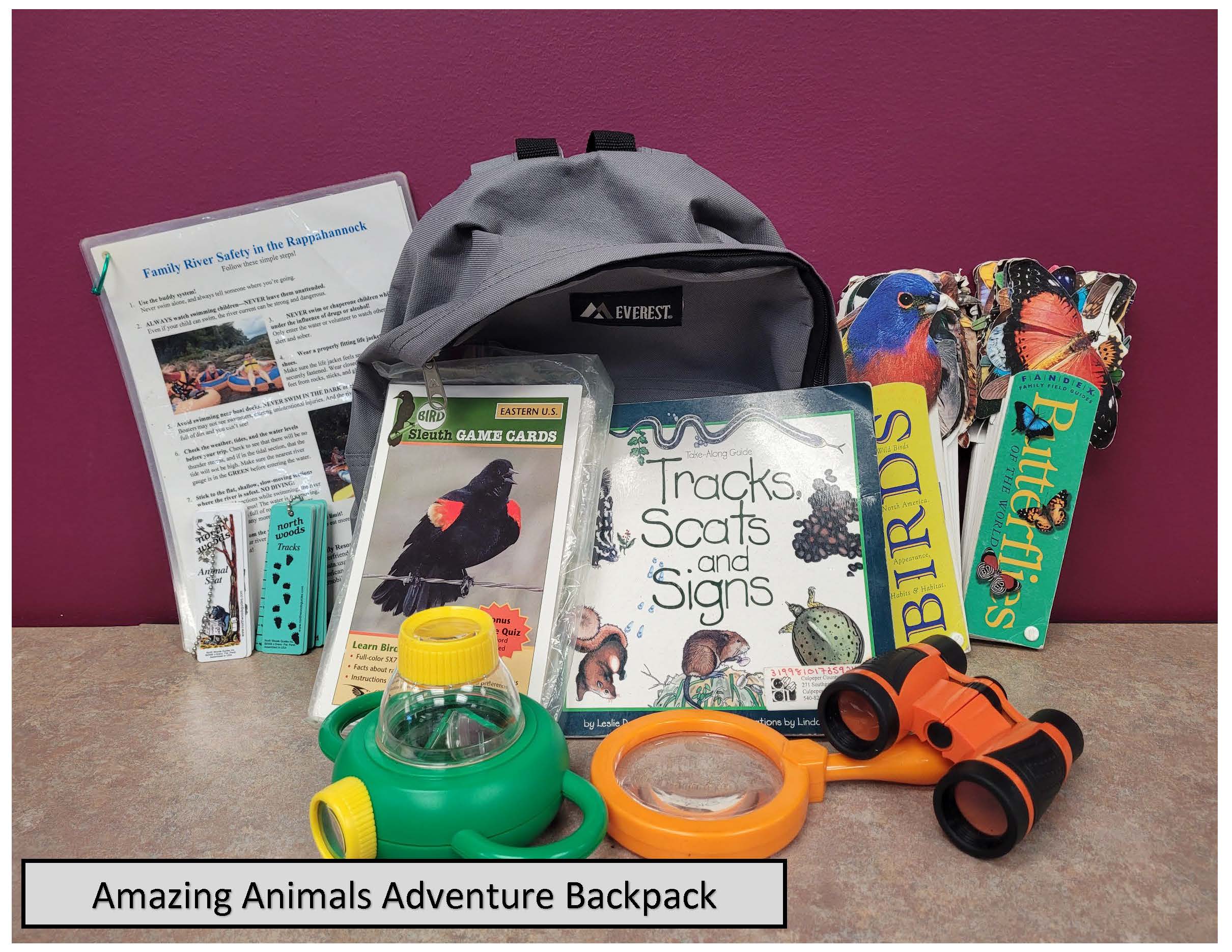 Amazing Animals Nature Adventure Backpack Library of Things