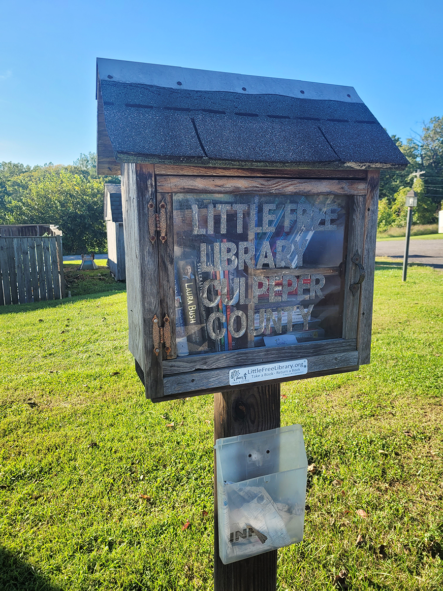 Little Free Library in Rixeyville