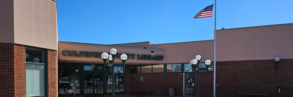 Culpeper County Library building entrance