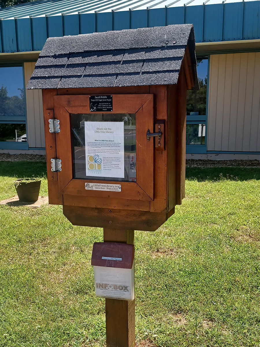 Little Free Library on Industry Drive