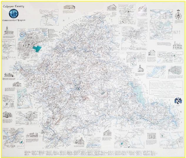 Culpeper County map