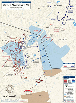 Cedar Mountain map